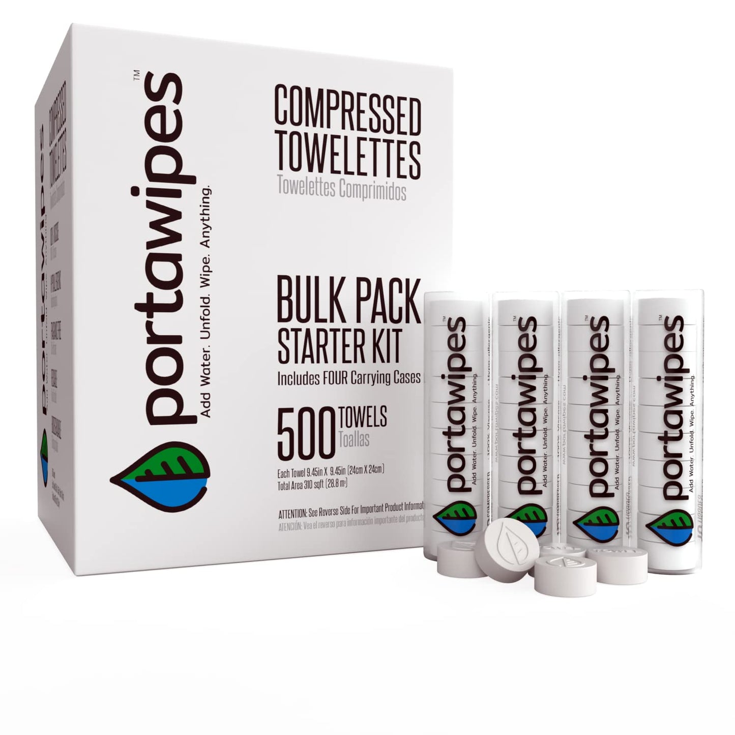 Coin Tissues 500 Pack with Waterproof Cases for Outdoor Use