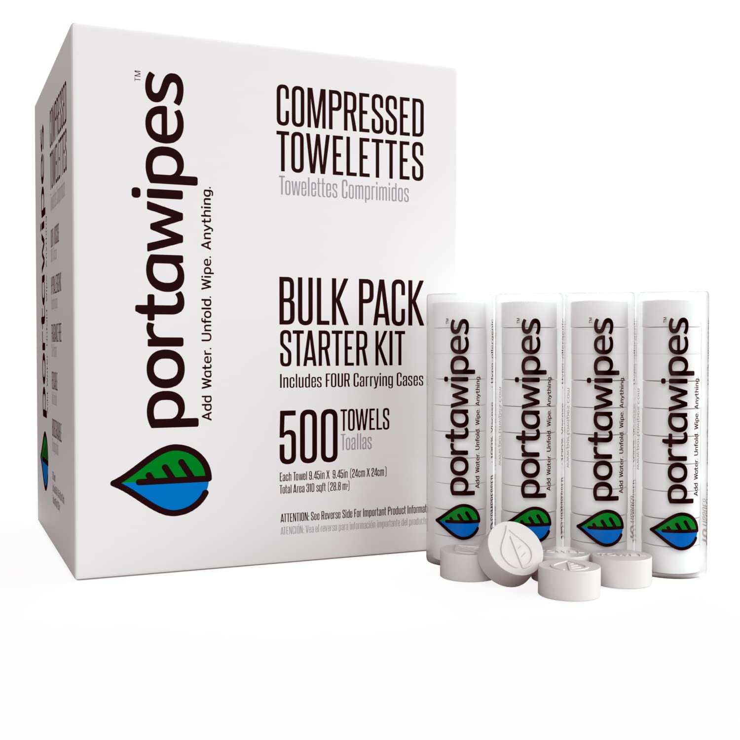 Coin Tissues 500 Pack with Waterproof Cases for Outdoor Use