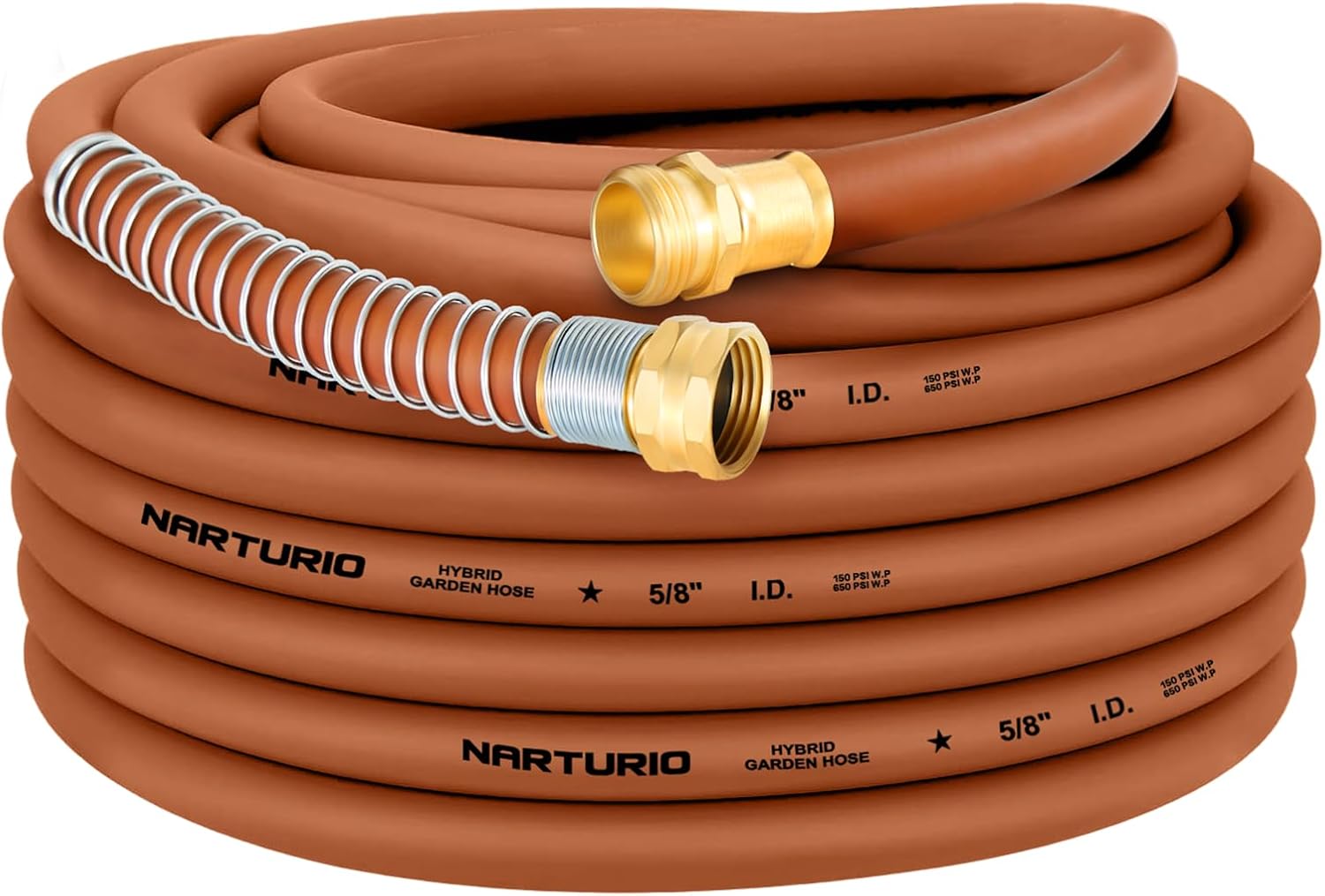 Heavy Duty Garden Hose 5/8in x 50ft - Flexible & Durable Design