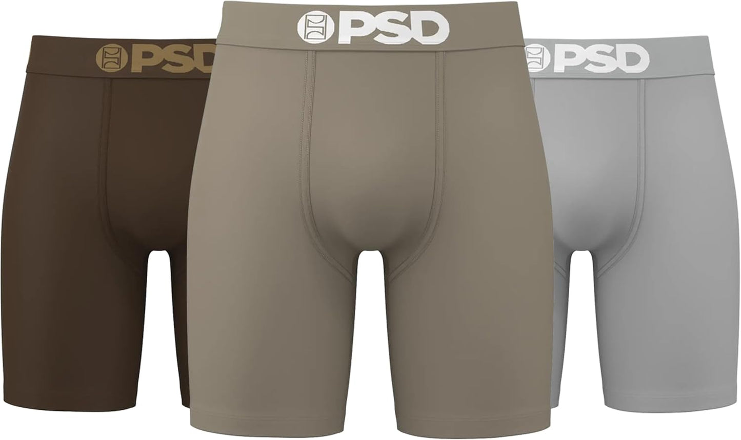 PSD Underwear Mens Boxer Briefs - Soft Breathable Comfort