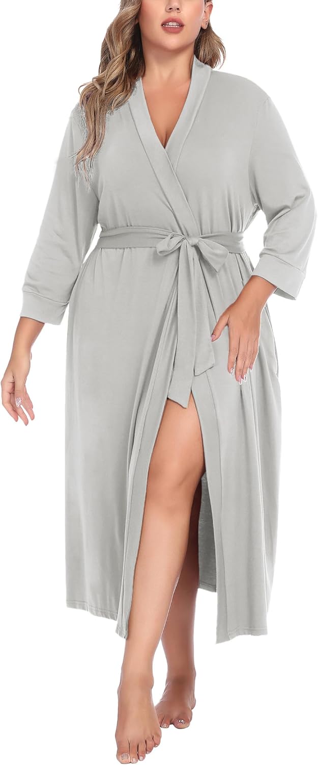 IN'VOLAND Womens Plus Size Kimono Robes for Ultimate Comfort