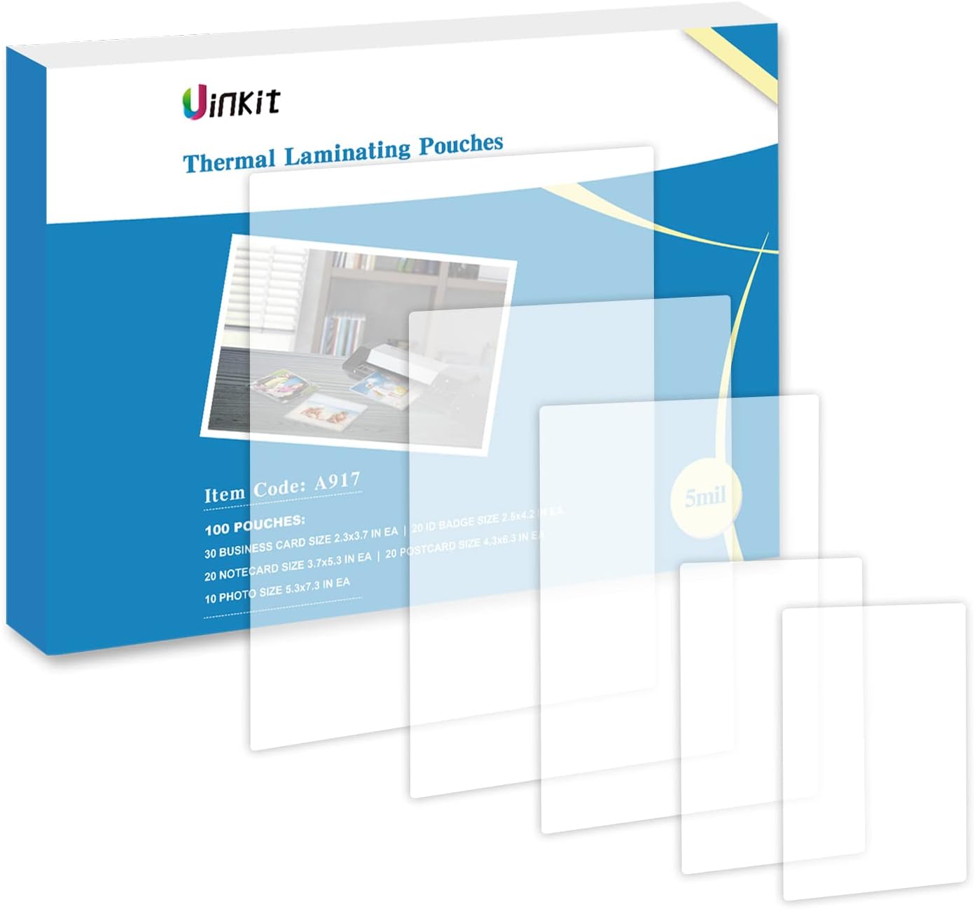 Professional Quality 5mil Clear Laminating Pouches