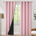 BGment Baby Pink Blackout Curtains for Nursery 84 Inch Length