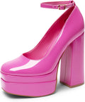 DREAM PAIRS Platform High Heels Pumps - Y2K Mary Jane Statement