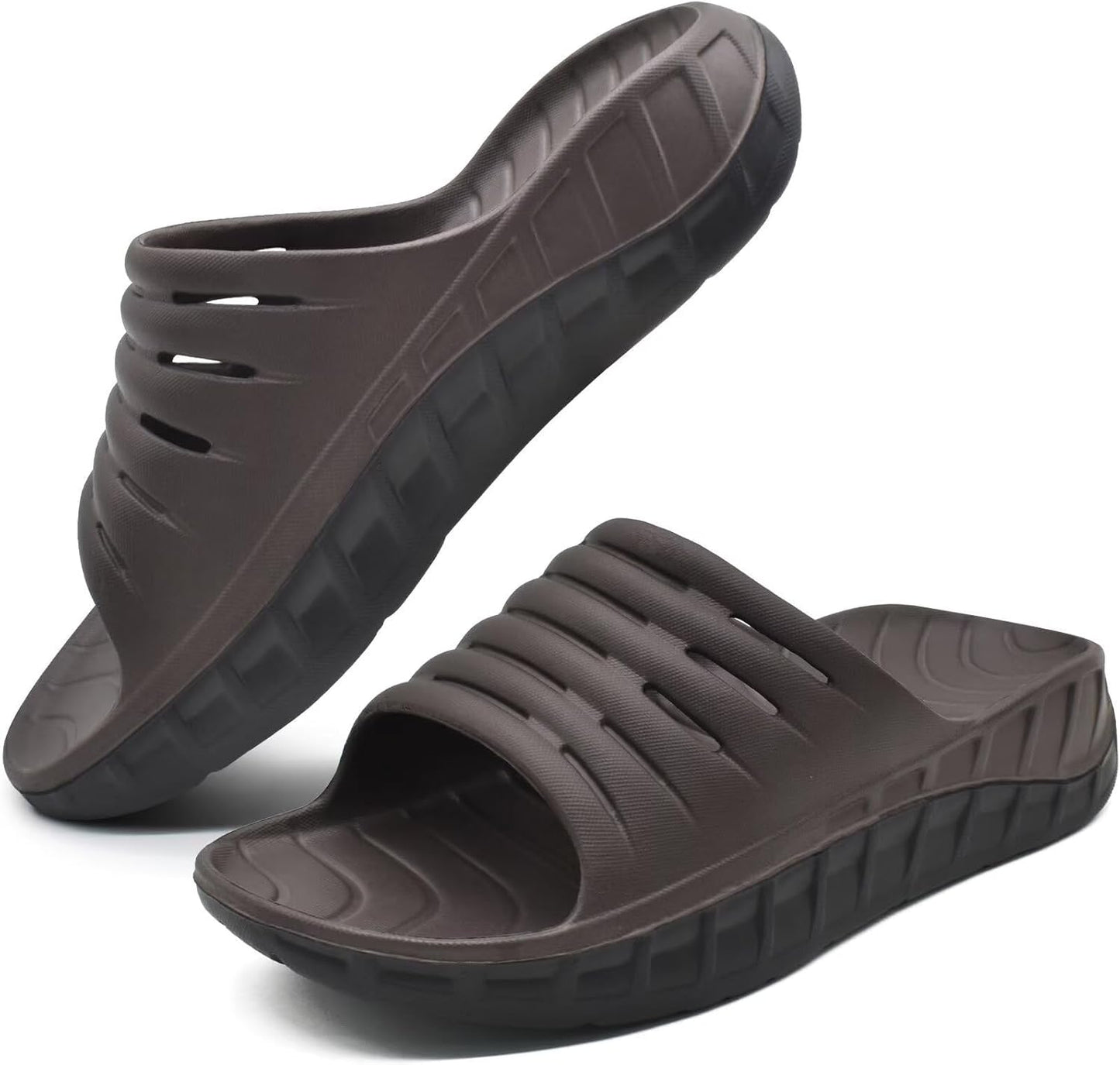 GPOS Mens Sport Recovery Sandals for Plantar Fasciitis Relief
