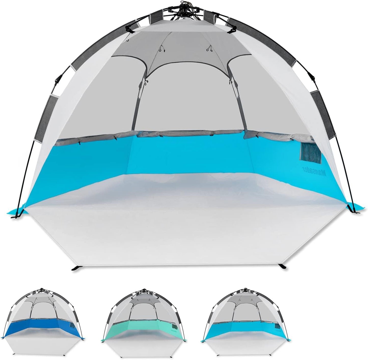 Instant UPF 50+ Beach Tent for Sun Protection