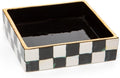 Ceramic Cocktail-Napkin Holder Courtly Check - Elegant Table Accessory