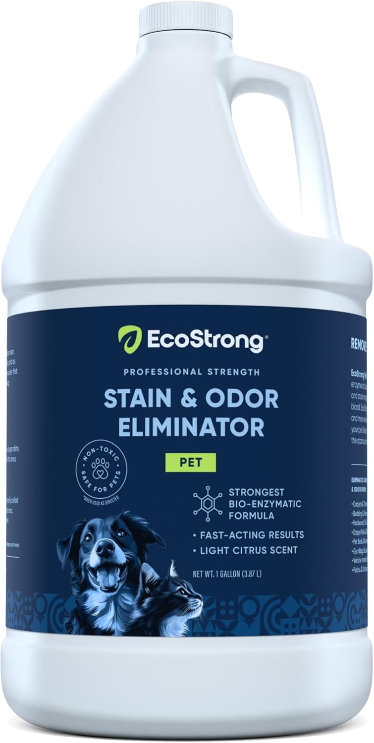Eco Strong Pet Stain and Odor Remover for Cats and Dogs