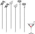 Stainless Steel Martini Picks - Stylish Garnish Skewers by Sipoyen