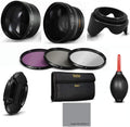 Wide Angle Lens + Macro + 2.2X Telephoto Lens Kit - Nikon DSLR