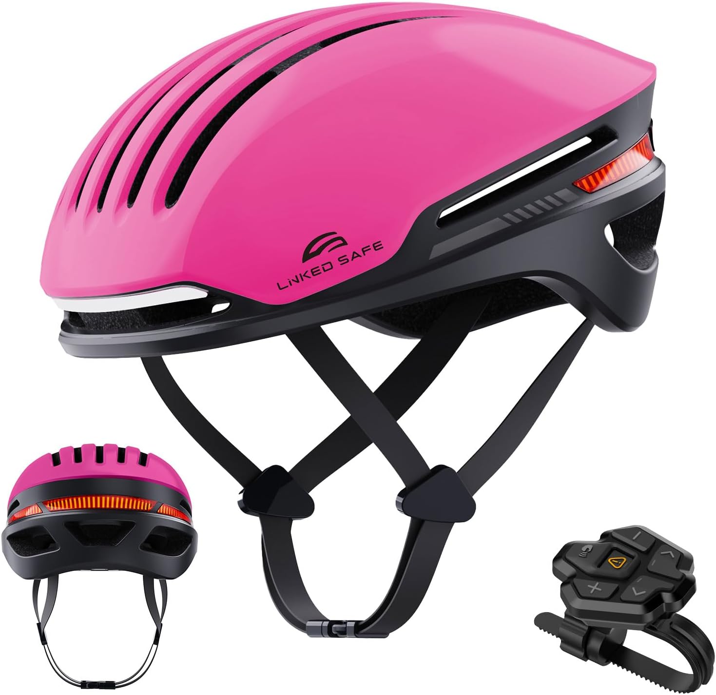 Smart Bike Helmet with Bluetooth and LED Signals for Safety