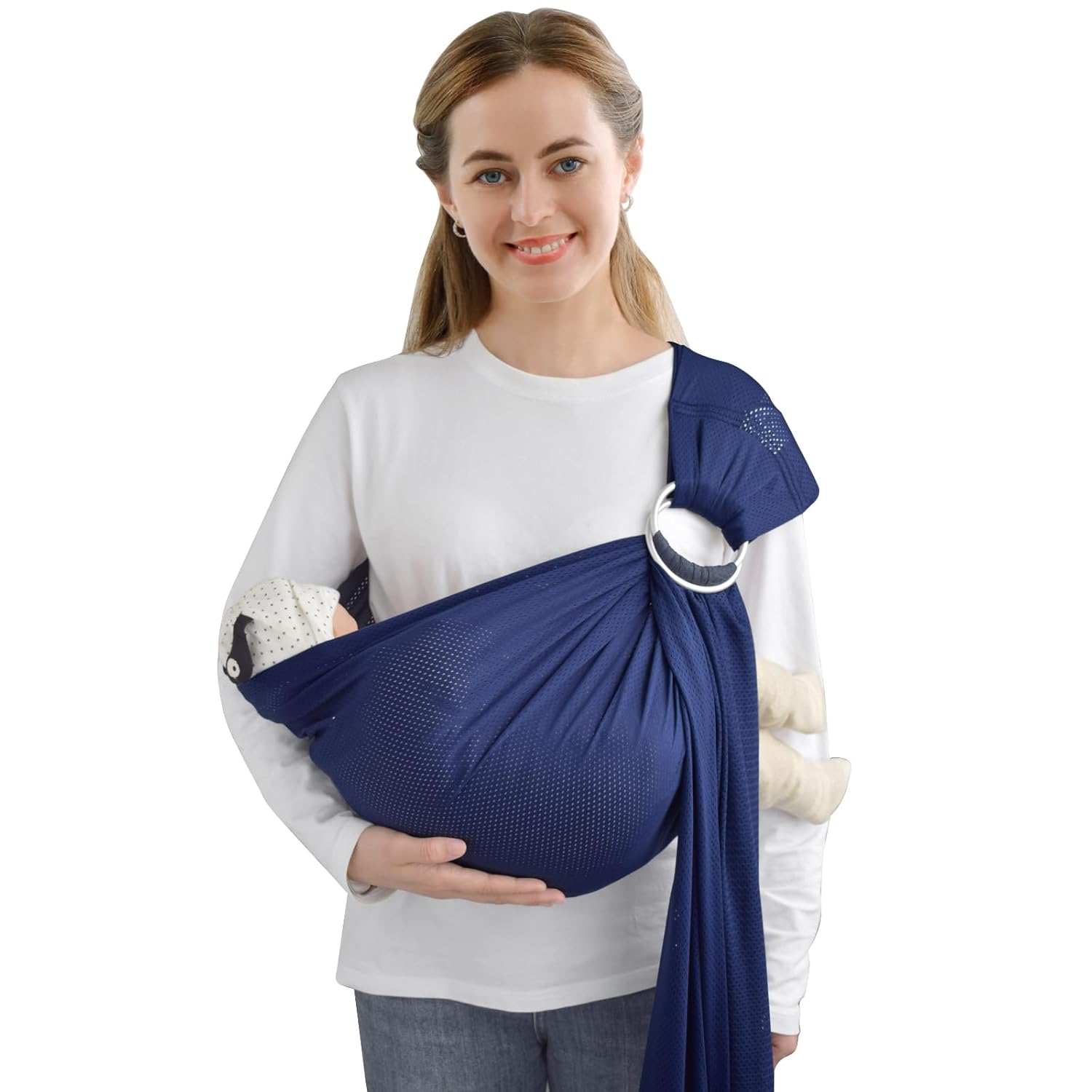 Adjustable Breathable Baby Sling for Summer Fun