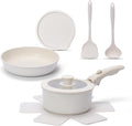 8 PCS Kitchen Cookware Set Pots and Pans Sets Non Stick - Detachable