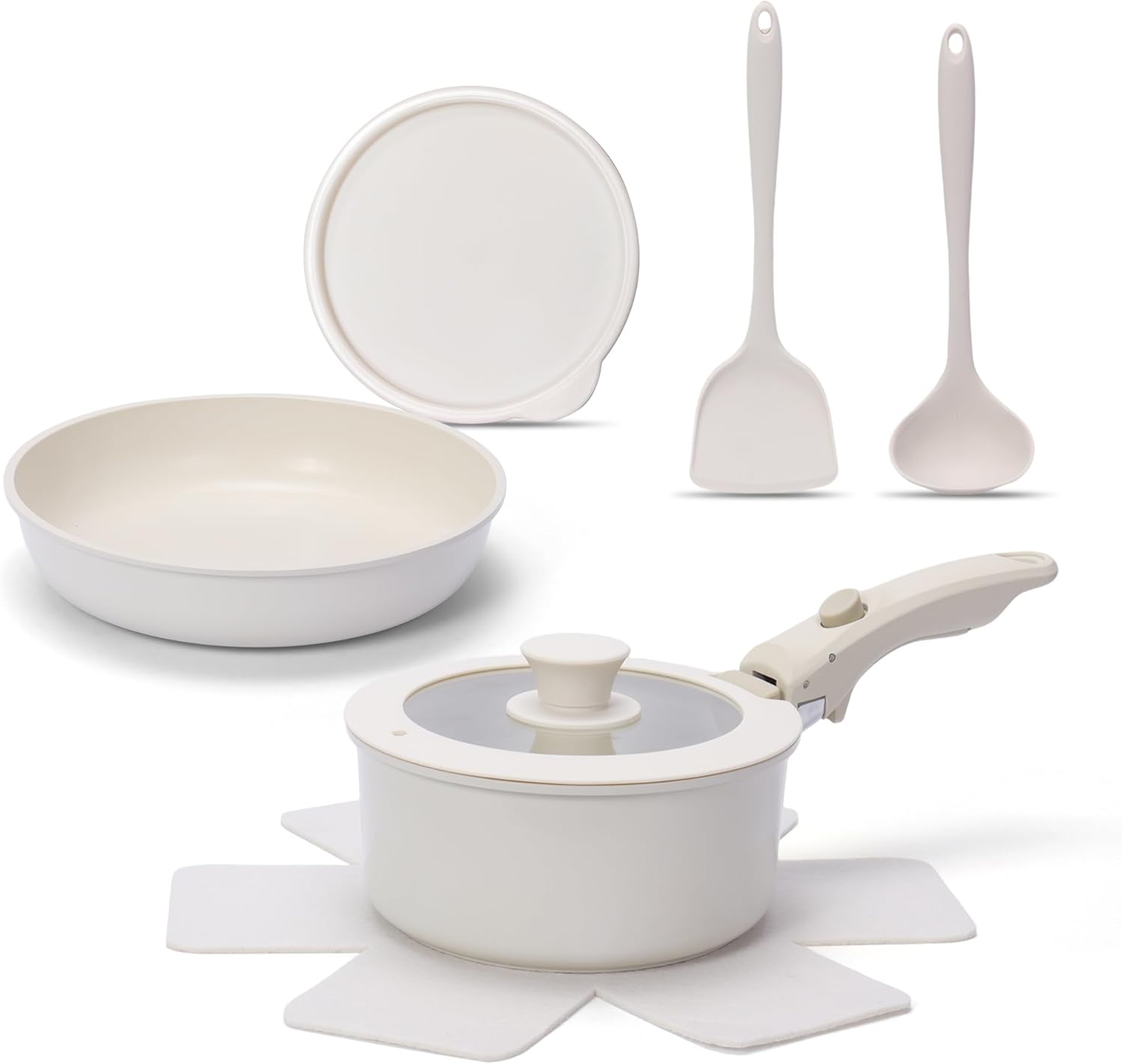 8 PCS Non Stick Kitchen Cookware Set for Efficient Cooking