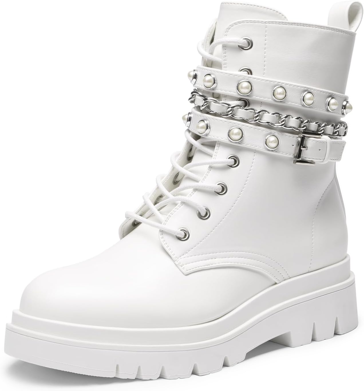 DREAM PAIRS Women's Fashion Platform Combat Boots for Edgy Style