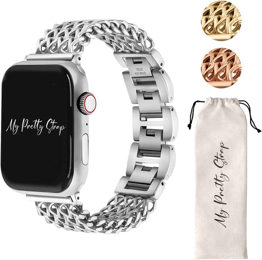 Premium Stainless Steel Apple Watch Band for All Series 1-11