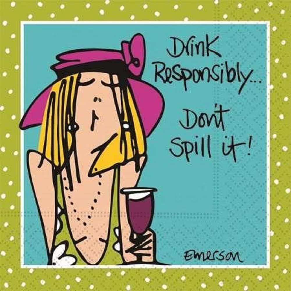 No Spill Cocktail Napkins
