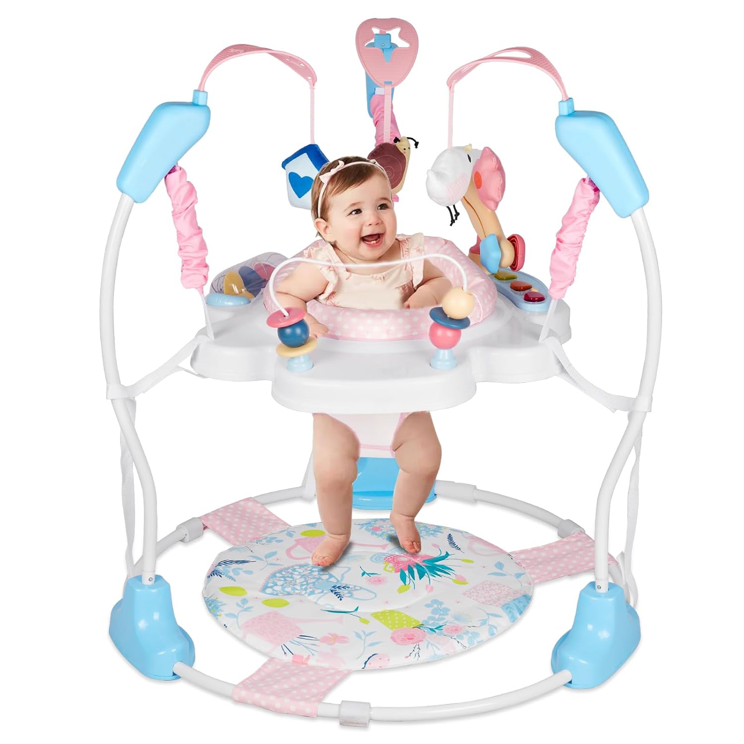 Baby Activity Center with 360 Rotating Seat and Music Lights