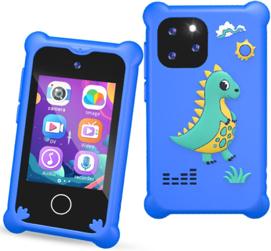 Dinosaur Smart Kids Phone: Music Player, Camera, Fun SD Card Slot!