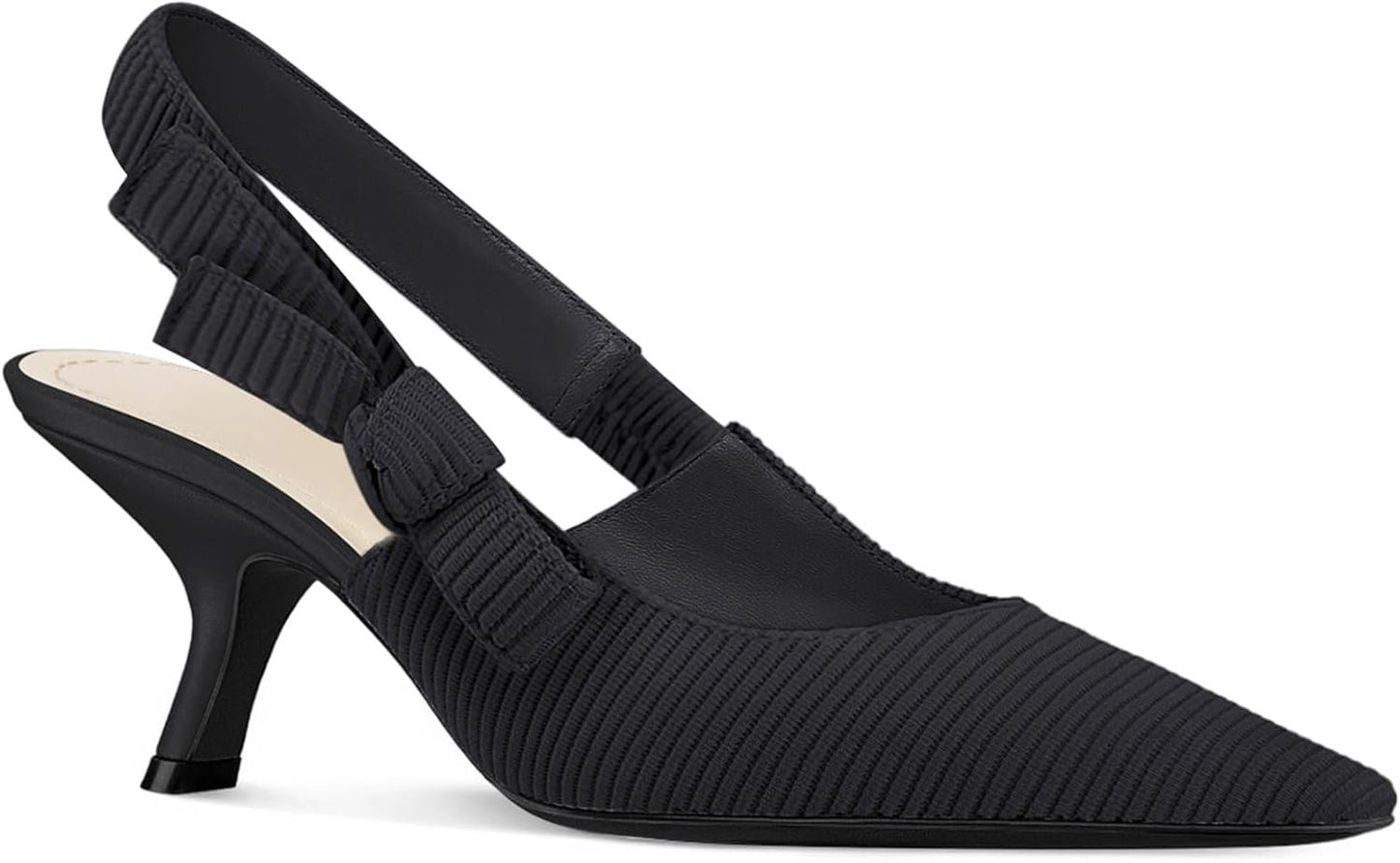 Coutgo Womens Slingback Kitten Heels for Stylish Comfort