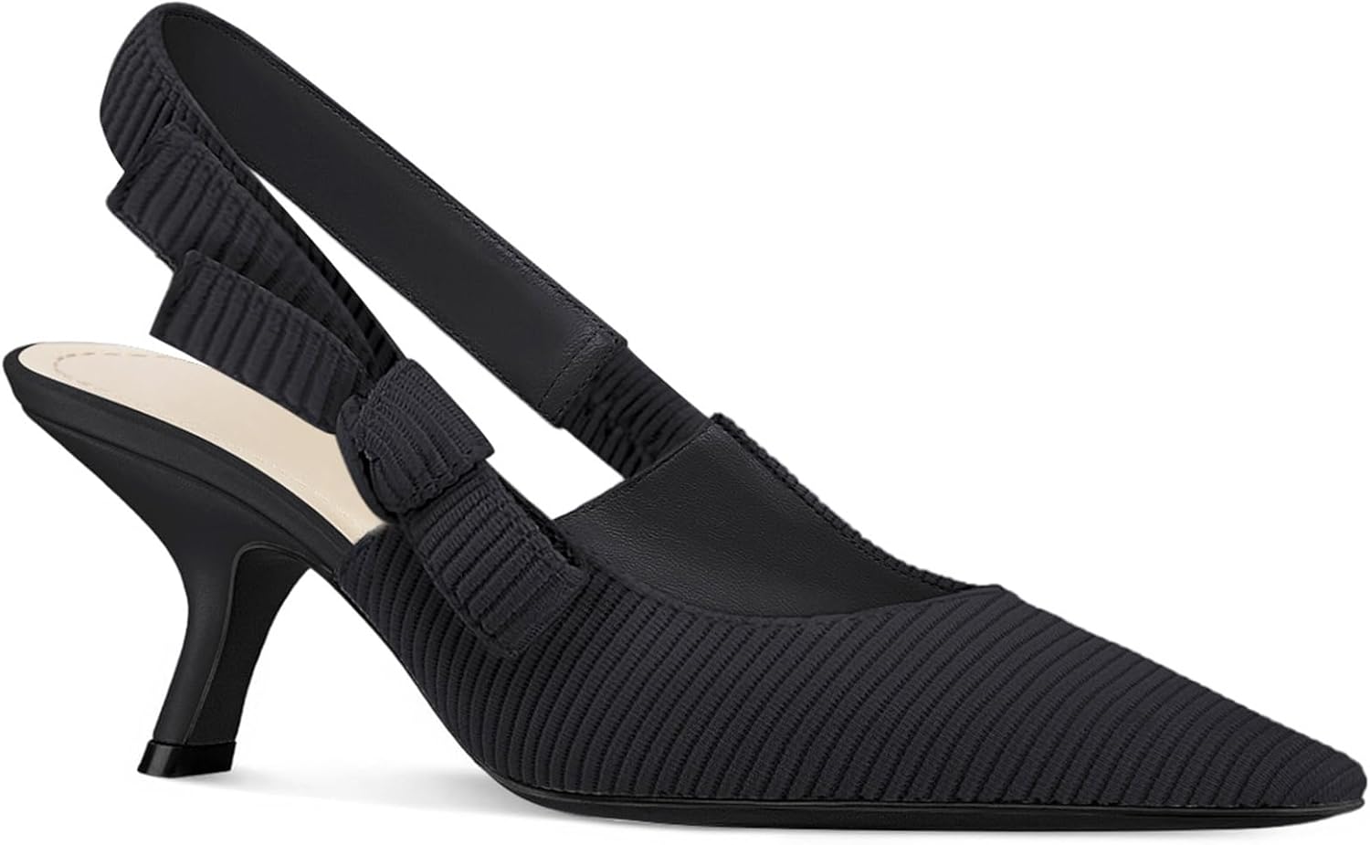 Coutgo Womens Slingback Kitten Heels for Stylish Comfort