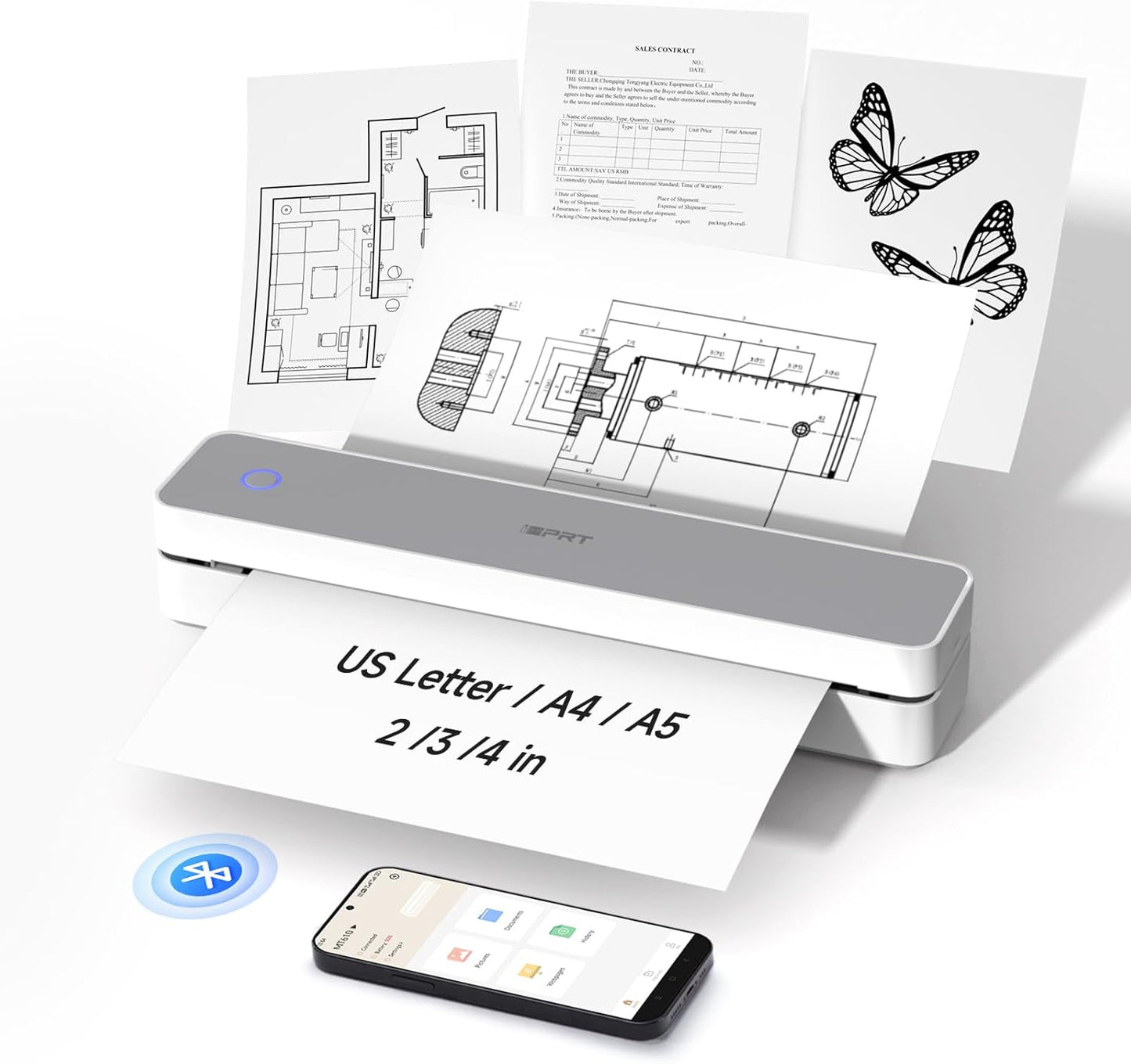 iDPRT Wireless Portable Printer: Print Anywhere, Anytime!