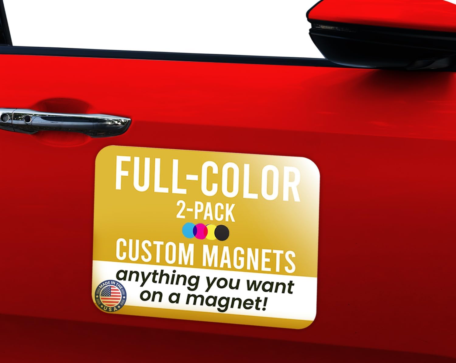 Custom 12x18 Inch Car Magnets for Personal and Business Use