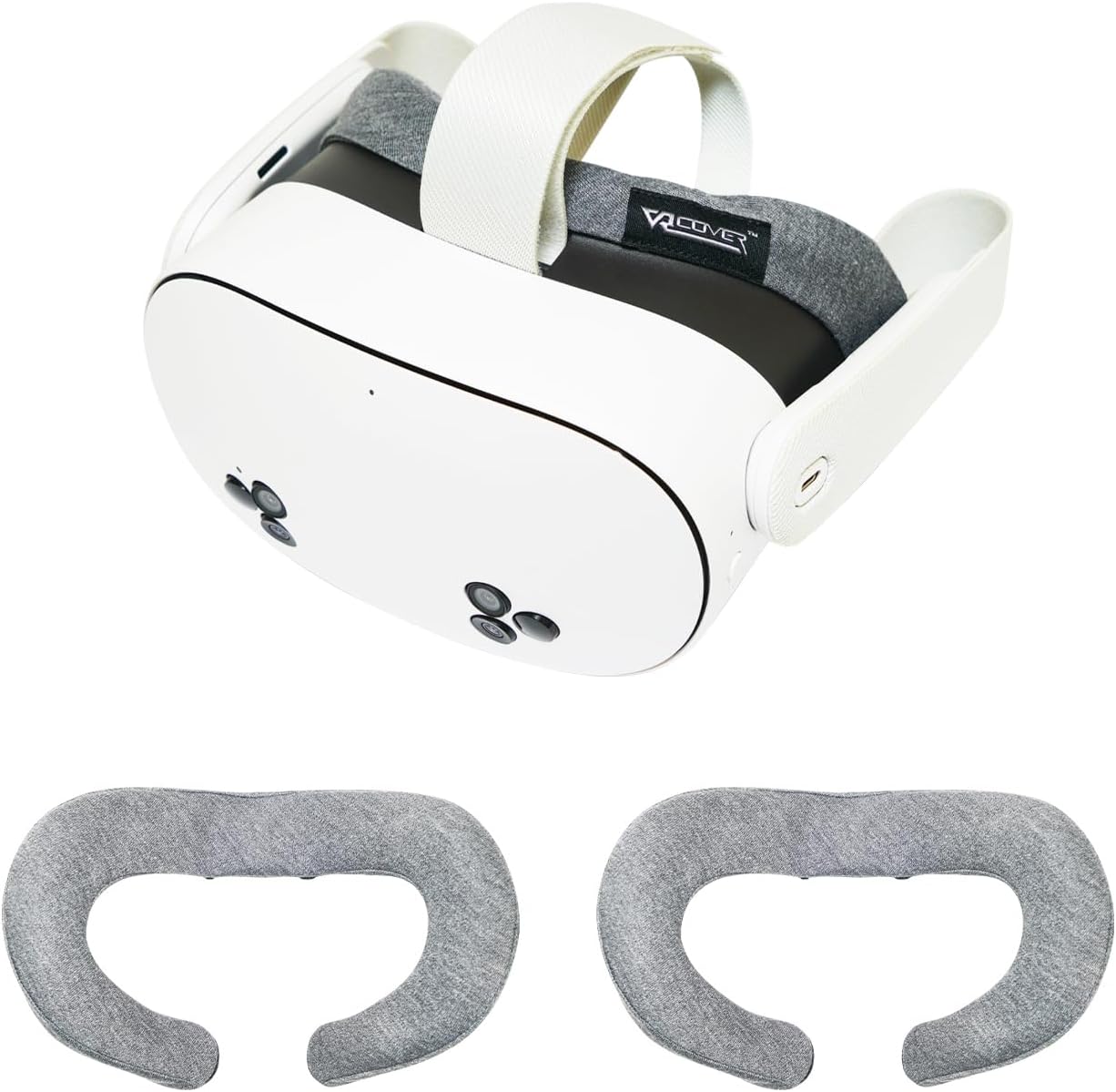 VR Cover for Meta Quest 3S - Washable Cotton Sweat Guard
