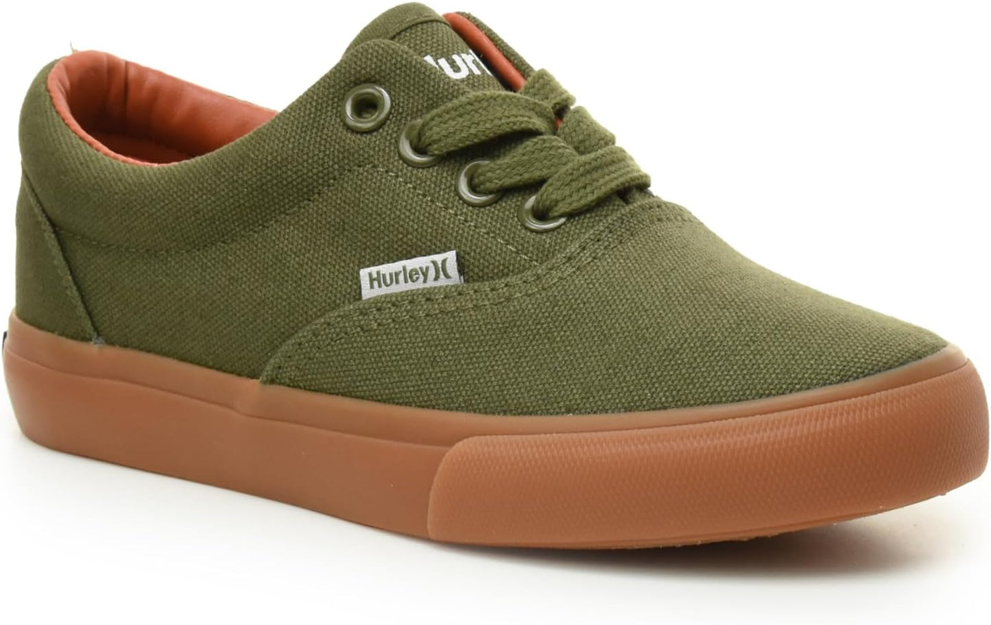 Hurley Marley Kids Lace Up Canvas Sneakers for Active Kids