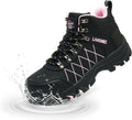 Waterproof Steel Toe Boots for Women Wide Width - Slip (Style 7FH2)