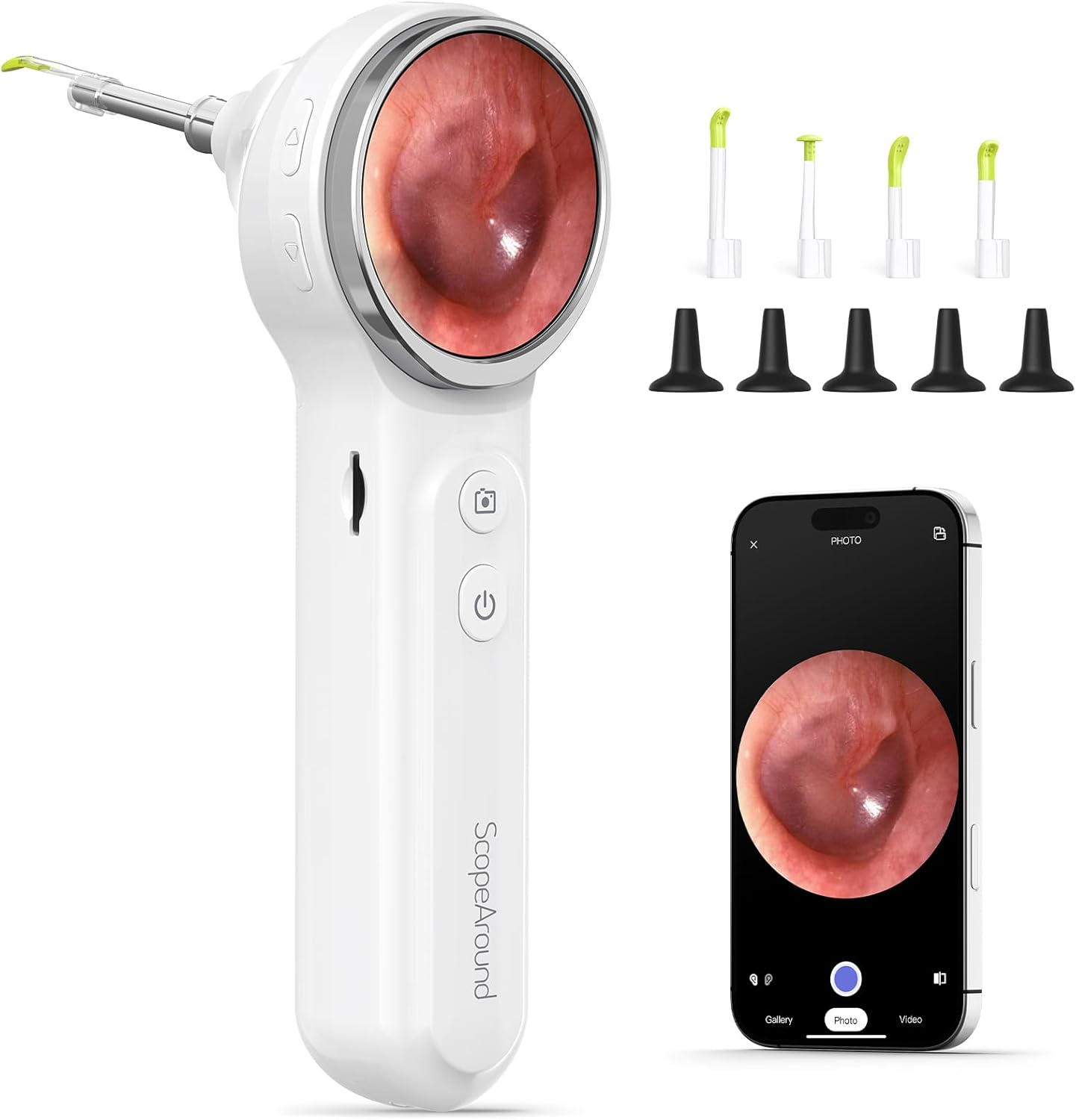 Digital Otoscope with Light for Ear Wax Removal and Care