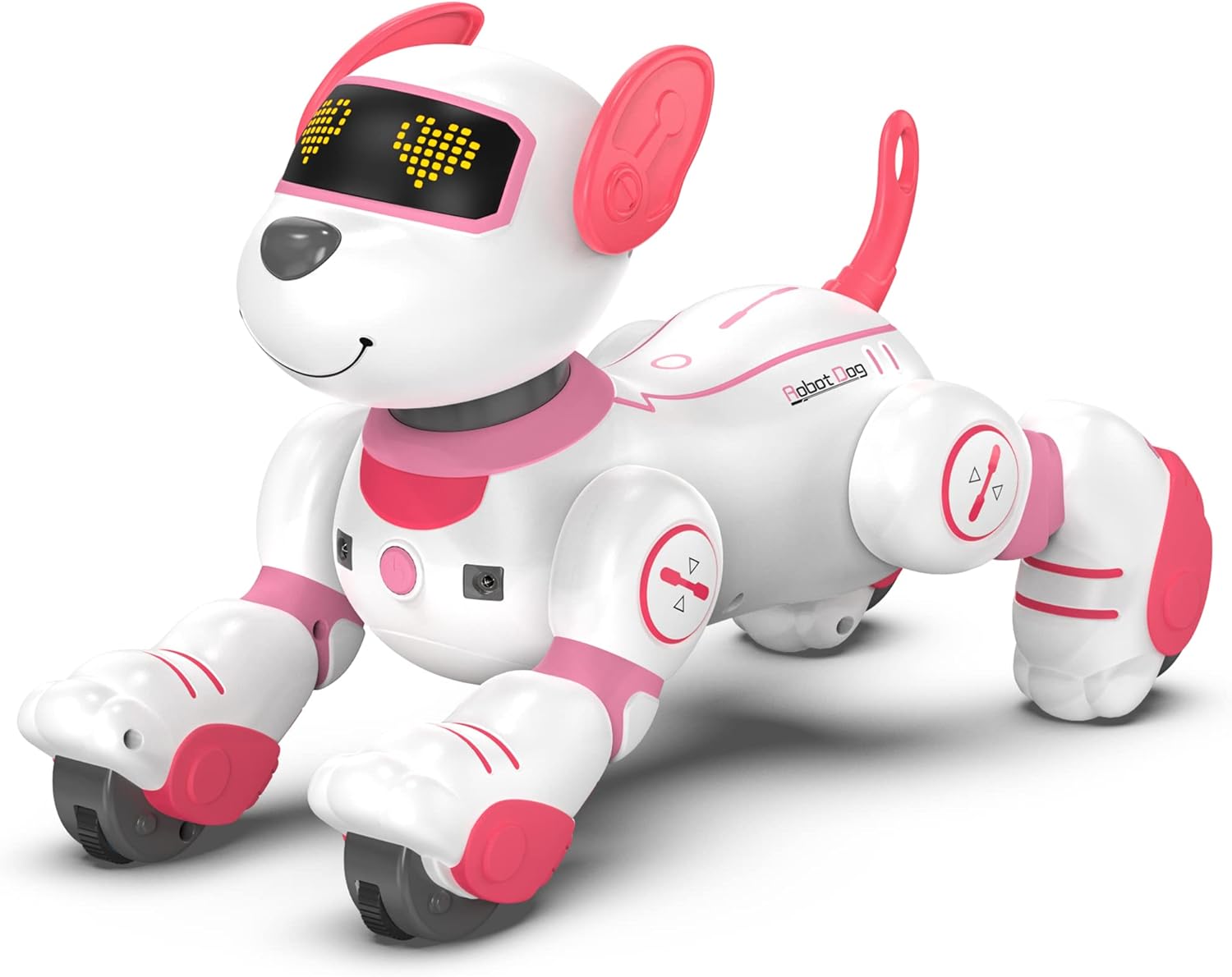 SONOMO Interactive Robotic Puppy Toy for Kids Ages 3-8 Pink