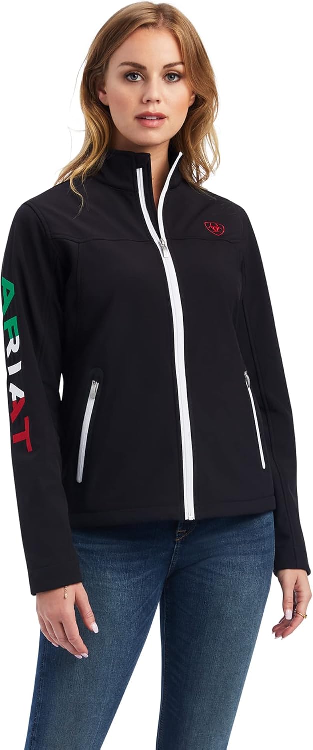 ARIAT New Team Softshell Jacket for Women - Wind & Water Resistant