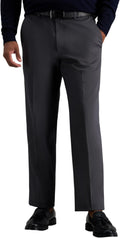 Haggar Men's No Iron Khaki Classic Fit Pant - Regular & Big & Tall