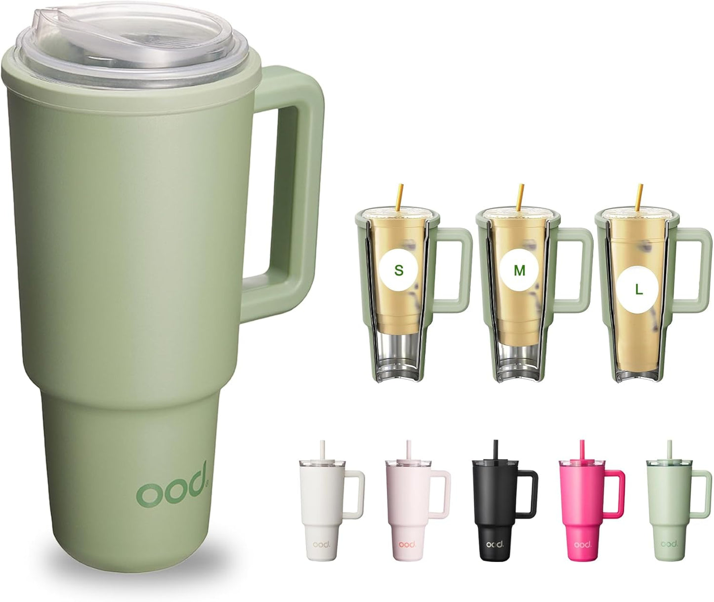 OniVerso 40 oz Stainless Steel Insulated Tumbler with Handle
