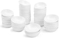 Ceramic Dipping Bowls 55 Pack - Compact Porcelain Sauce Dishes