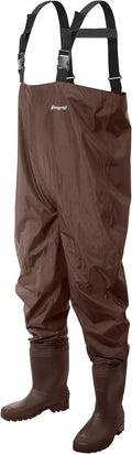 FROGG TOGGS Men's Rana II PVC Chest Wader Brown - Size 10