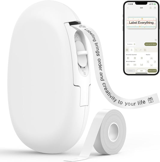 Versatile SUPVAN Bluetooth Label Maker: Inkless Organization