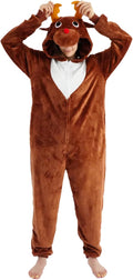Festive Unisex Pajama Onesies for Halloween and Christmas Joy