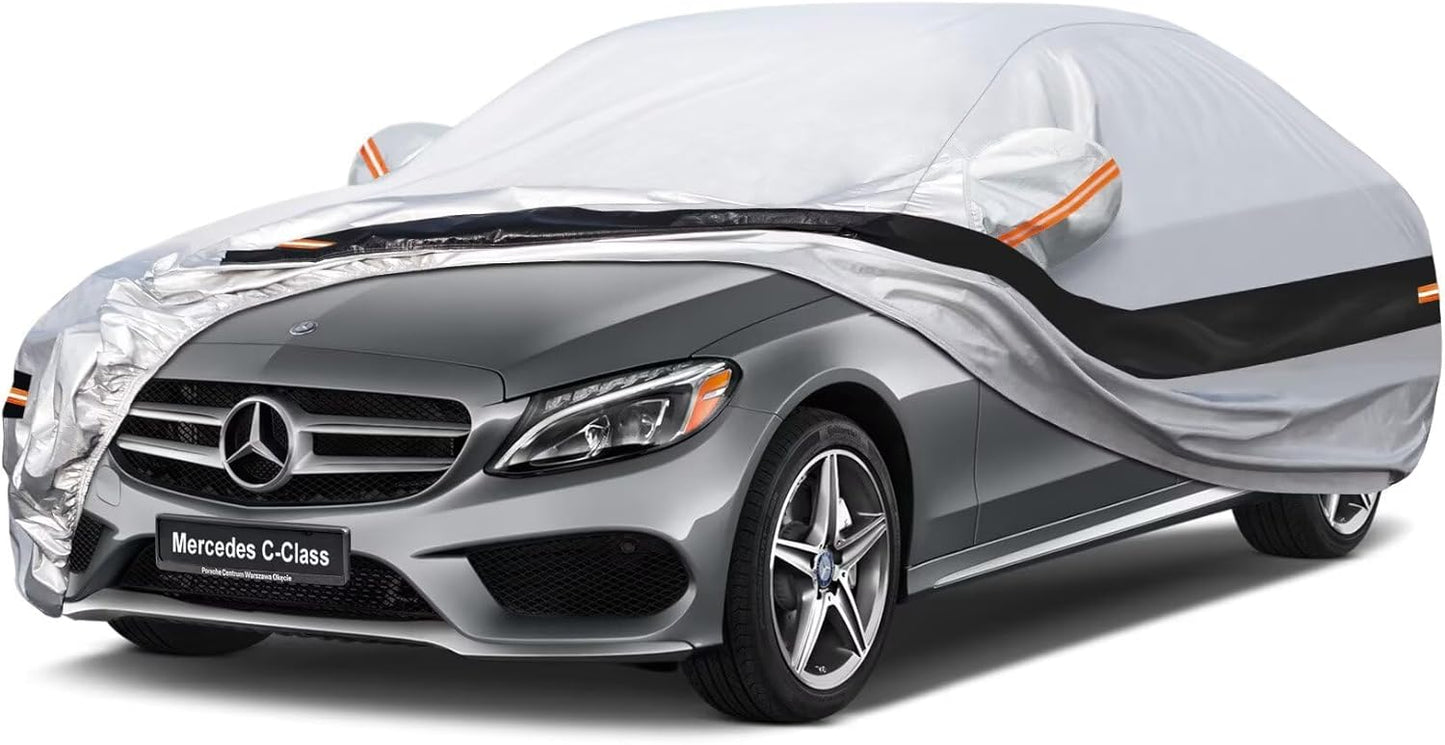 10 Layers Car Cover for Mercedes Benz C Class C250 C300 C63
