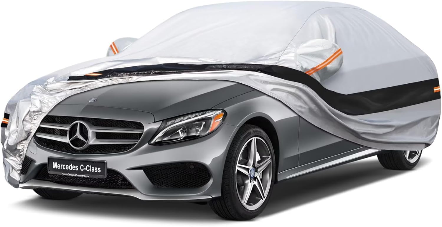 10 Layers Car Cover for Mercedes Benz C Class C250 C300 C63