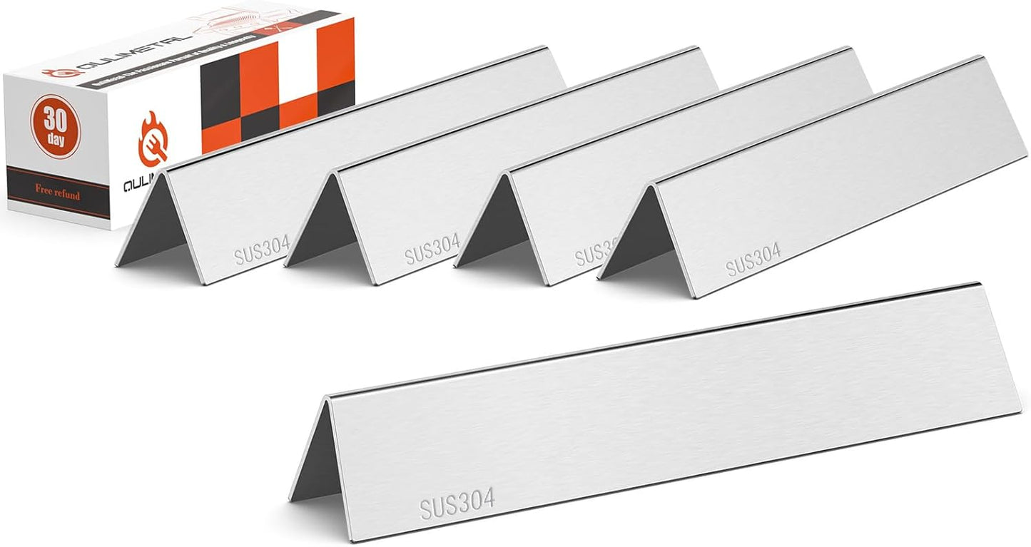 QuliMetal 17.5in Flavorizer Bars for Weber Genesis 300 Series