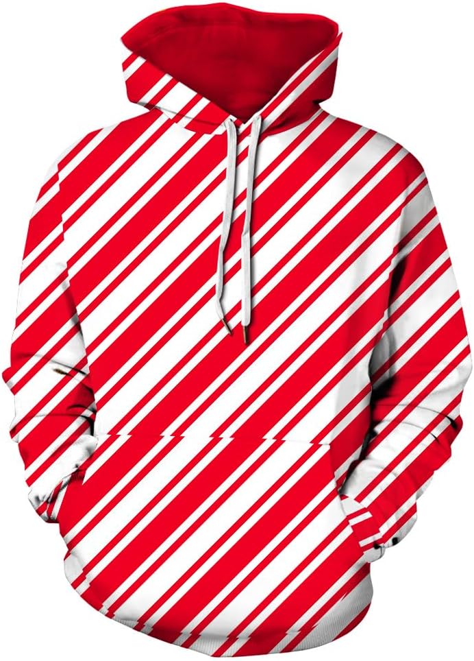 Ainuno Unisex Christmas Hoodie for Fun Holiday Celebrations