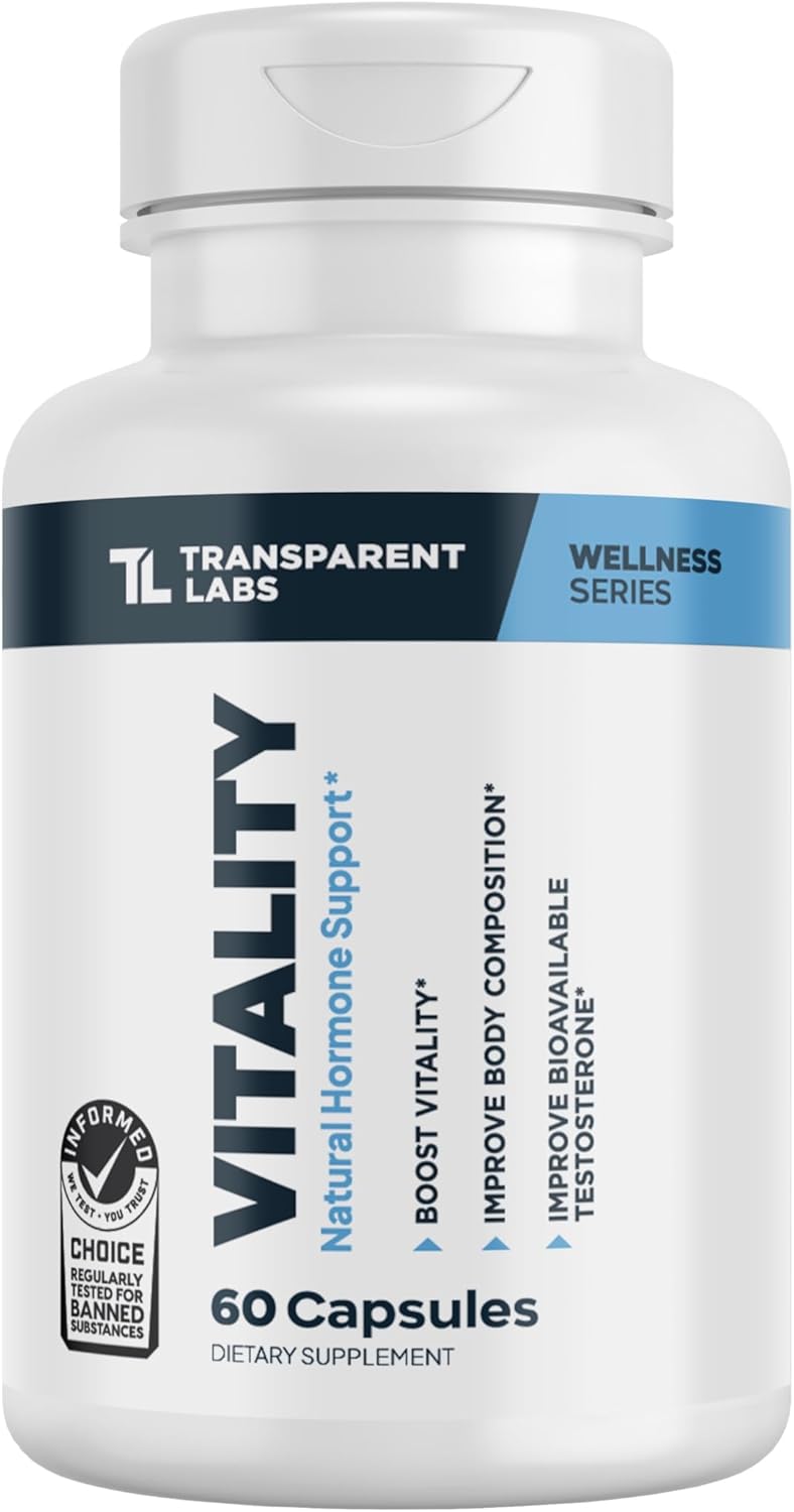 Transparent Labs Vitality Testosterone Booster for Men