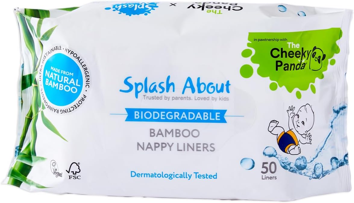 50-Pack disposable Swim Diaper Liners - Leak-proof Protection