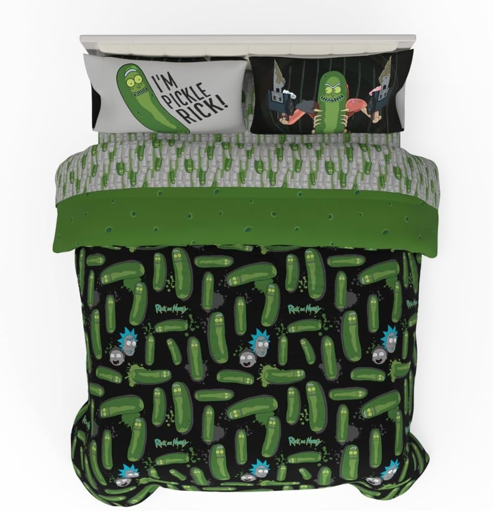 Rick & Morty Bedding 7 Piece Set for Cozy Full Size Beds