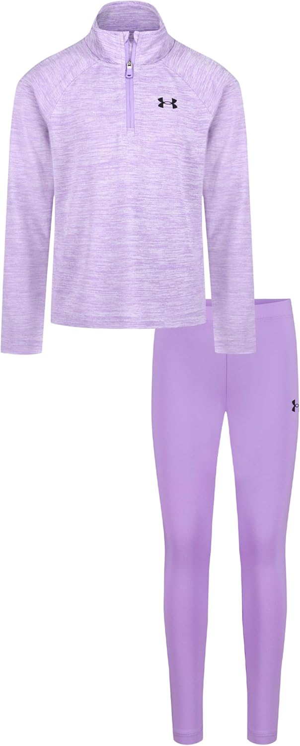 Under Armour Baby-Girls Ua Terrazzo Leopard Heart Set for Comfort