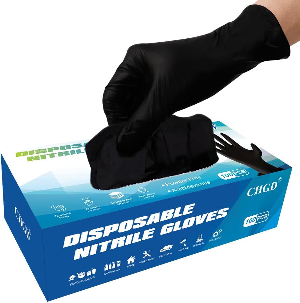 CHGD Nitrile Gloves - Versatile & Safe for Work & Food