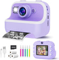 Instant Print Camera for Kids with Dual Camera and 1080P Video - Fun