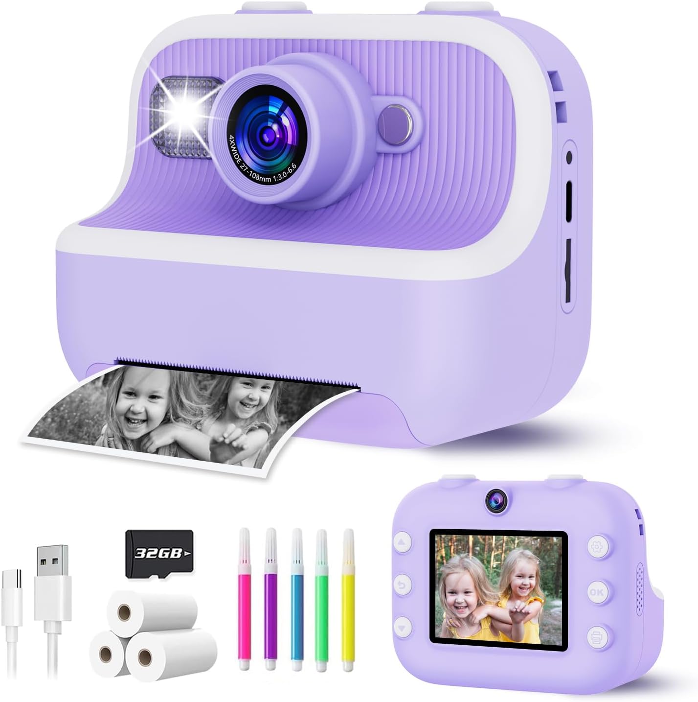 Instant Print Kids Camera - Capture Memories in an Instant!